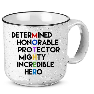 Determined Honorable Hero Mother Gift For Mom 15oz Campfire Ceramic Mug