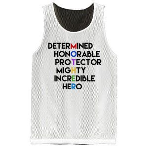 Determined Honorable Hero Mother Gift For Mom Mesh Reversible Basketball Jersey Tank