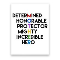 Determined Honorable Hero Mother Gift For Mom Poster