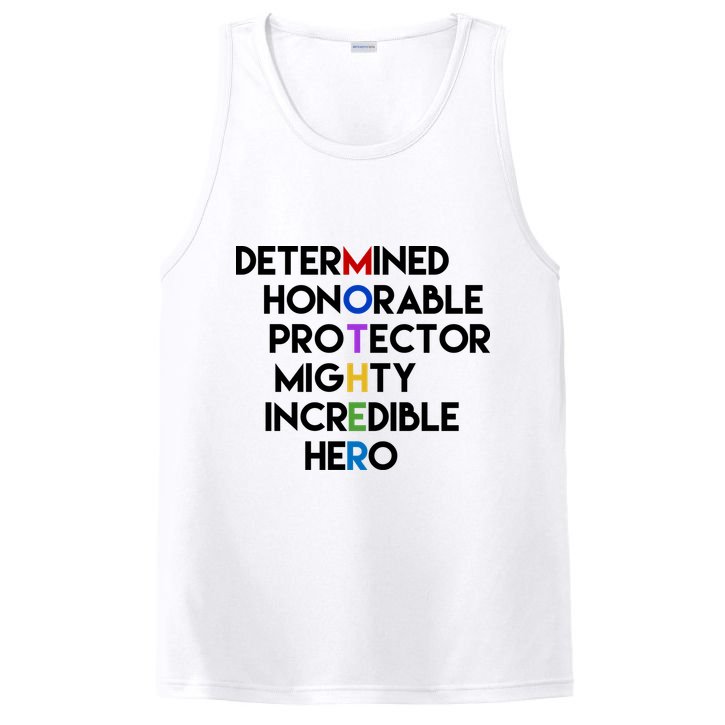 Determined Honorable Hero Mother Gift For Mom PosiCharge Competitor Tank