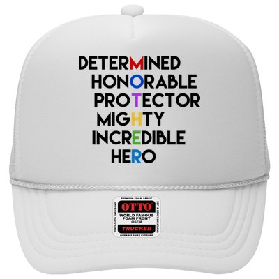 Determined Honorable Hero Mother Gift For Mom Trucker Hat