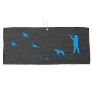 Detroit Hip Hopflying Pheasant Upland Bird Hunter Dog Hunting Large Microfiber Waffle Golf Towel