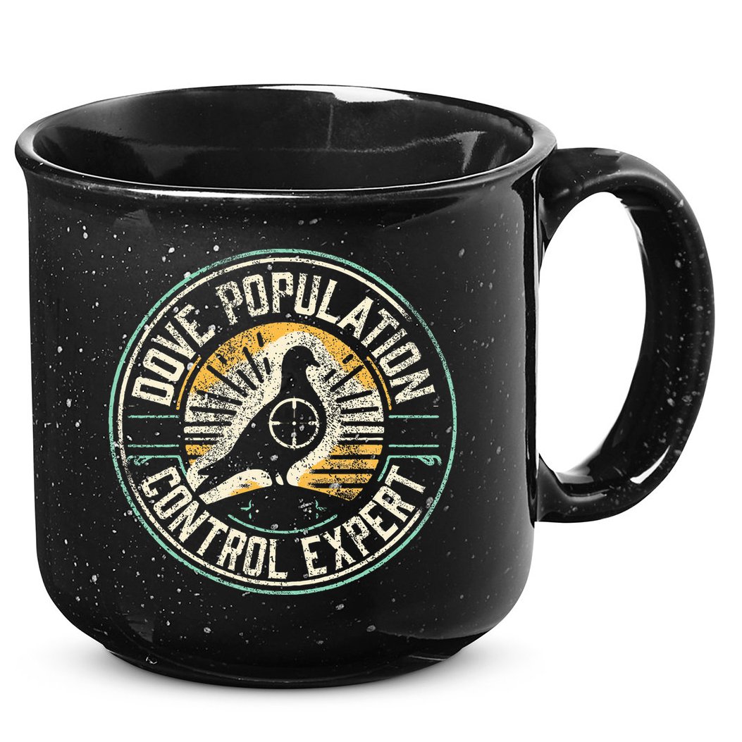 Dove Hunting Humor Dove Hunter 15oz Campfire Ceramic Mug