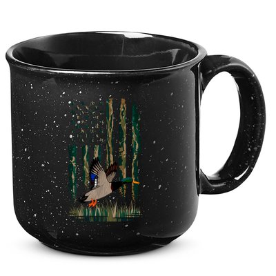 Duck Hunting Hoodie Camo Usa Flag Country Hoodies Waterfowl 15oz Campfire Ceramic Mug