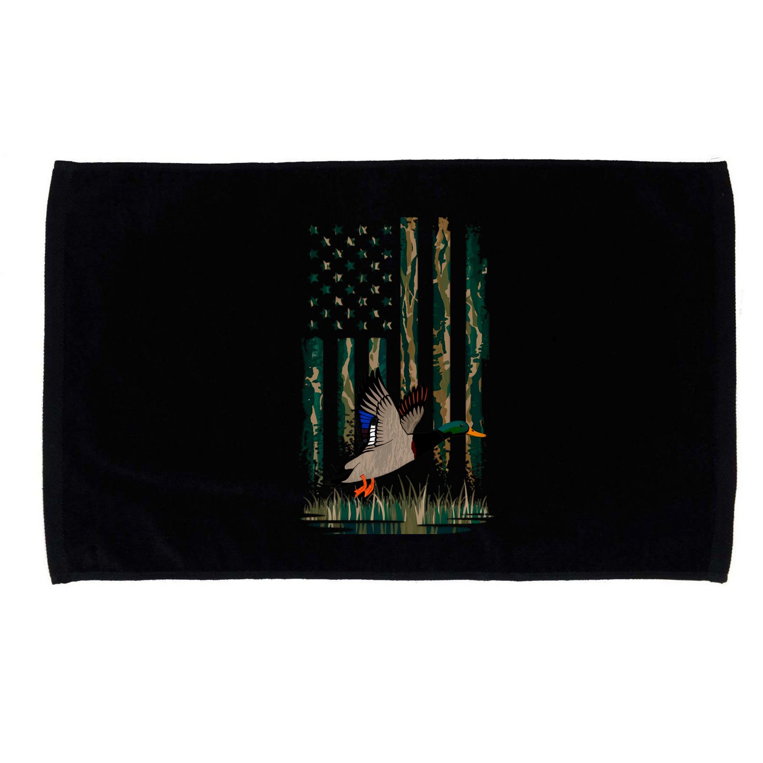 Duck Hunting Hoodie Camo Usa Flag Country Hoodies Waterfowl Microfiber Hand Towel