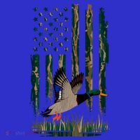 Duck Hunting Hoodie Camo Usa Flag Country Hoodies Waterfowl Premium T-Shirt