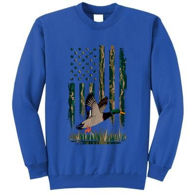 Duck Hunting Hoodie Camo Usa Flag Country Hoodies Waterfowl Tall Sweatshirt