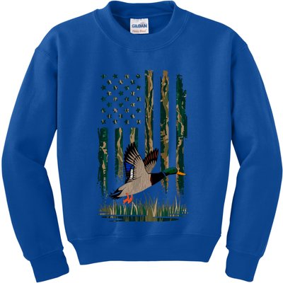 Duck Hunting Hoodie Camo Usa Flag Country Hoodies Waterfowl Kids Sweatshirt