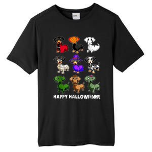 Dachshund Happy Halloweiner Funny Halloween Dogs Lover Gifts Tall Fusion ChromaSoft Performance T-Shirt