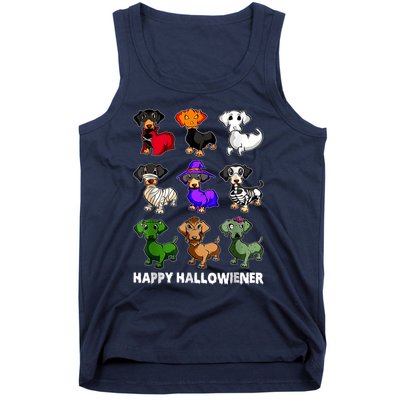 Dachshund Happy Halloweiner Funny Halloween Dogs Lover Gifts Tank Top