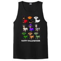 Dachshund Happy Halloweiner Funny Halloween Dogs Lover PosiCharge Competitor Tank