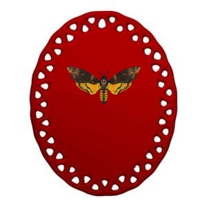 DeathS Head Hawkmoth Ceramic Oval Ornament