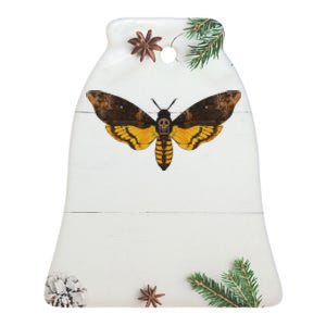 DeathS Head Hawkmoth Ceramic Bell Ornament