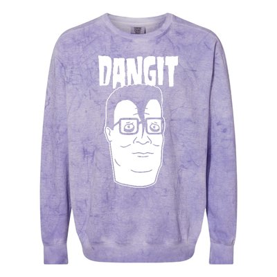 Dangit Hank Hill Colorblast Crewneck Sweatshirt