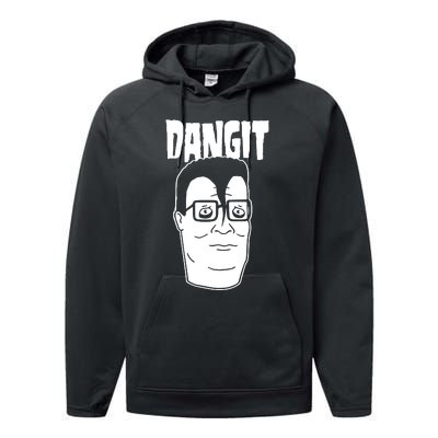 Dangit Hank Hill Performance Fleece Hoodie