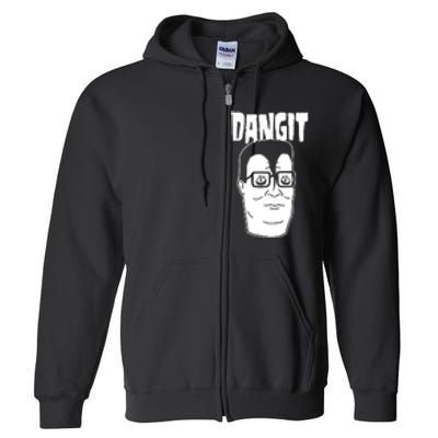 Dangit Hank Hill Full Zip Hoodie