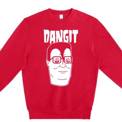 Dangit Hank Hill Premium Crewneck Sweatshirt