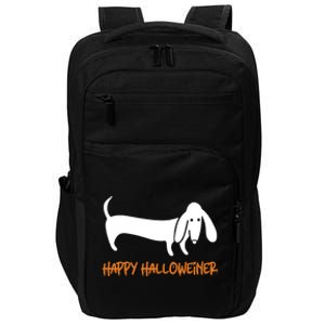 Dachshund Happy Halloweiner Funny Halloween Dogs Lover Funny Gift Funny Gift Impact Tech Backpack