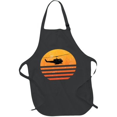 Distressed Huey Helicopter Uh1 Vietnam War Veteran Apron