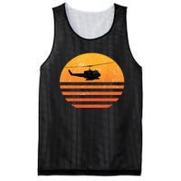 Distressed Huey Helicopter Uh1 Vietnam War Veteran Mesh Reversible Basketball Jersey Tank