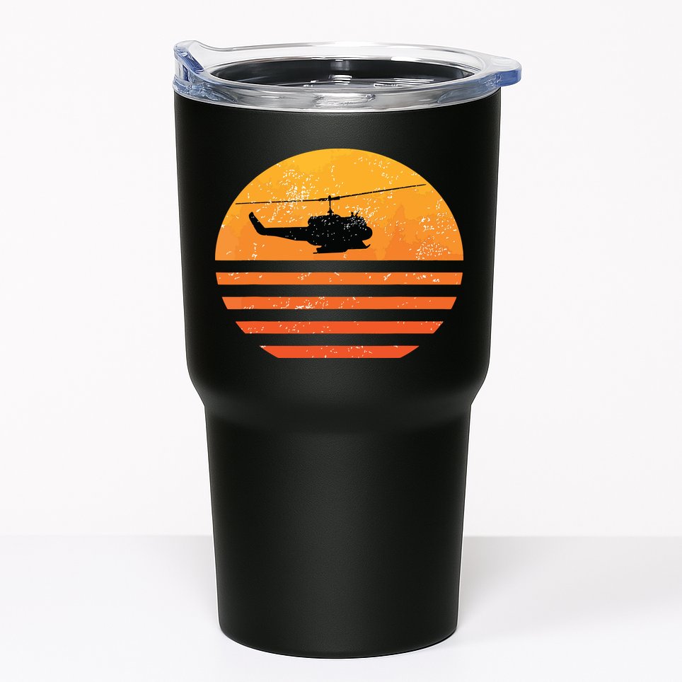 Distressed Huey Helicopter Uh1 Vietnam War Veteran Tumbler