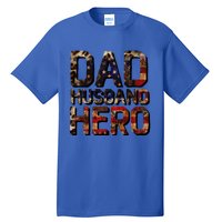 Dad Husband Hero Usa Flag Proud Dad Gift Tall T-Shirt