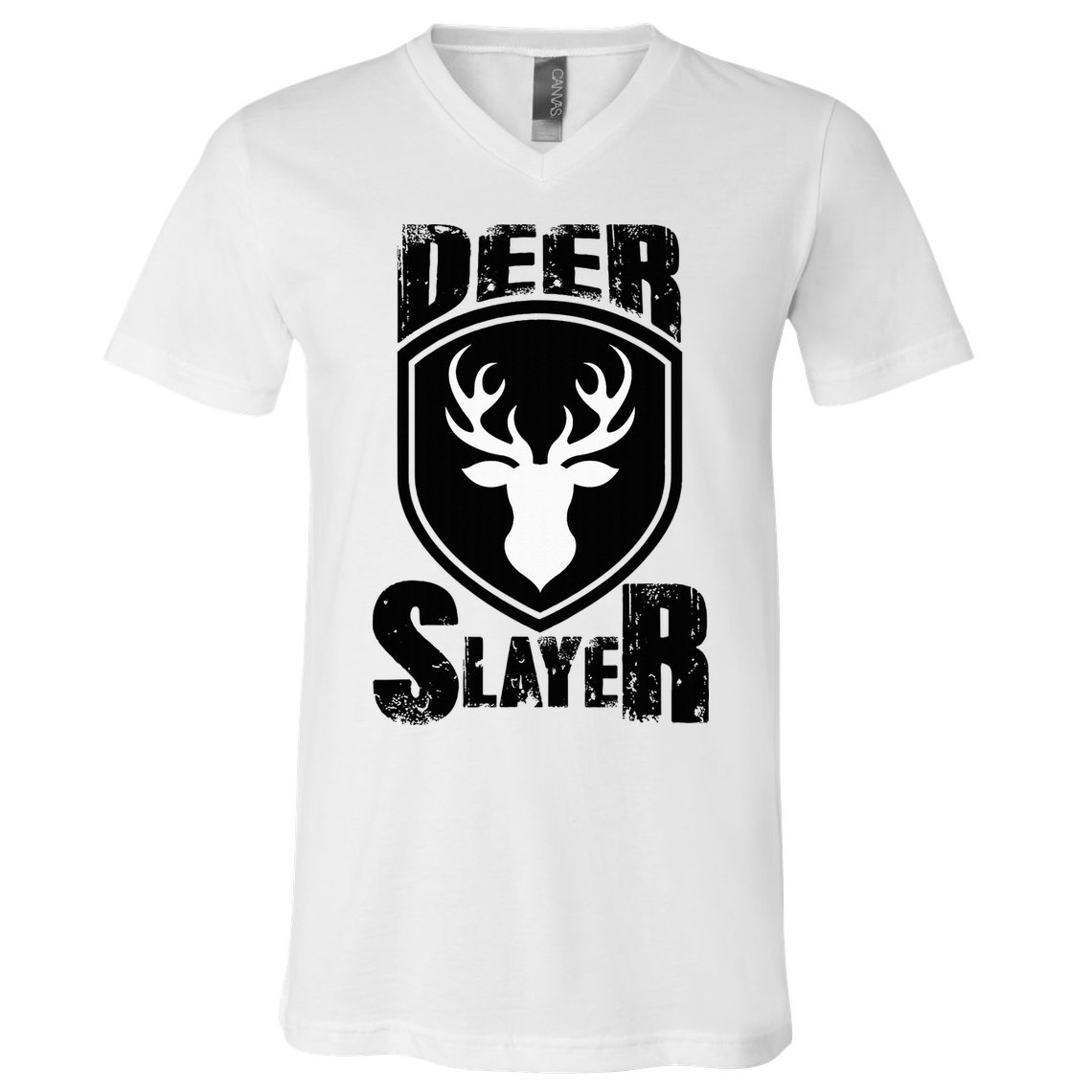 Deer Hunter Hunting Buck Sportsman V-Neck T-Shirt