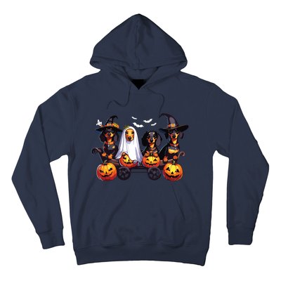 Dachshund Happy Halloweiner Funny Halloween Dogs Lover Hoodie