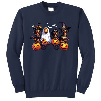 Dachshund Happy Halloweiner Funny Halloween Dogs Lover Sweatshirt