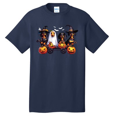 Dachshund Happy Halloweiner Funny Halloween Dogs Lover Tall T-Shirt