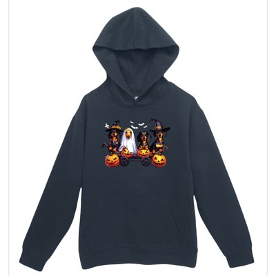 Dachshund Happy Halloweiner Funny Halloween Dogs Lover Urban Pullover Hoodie