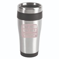 Distressed Half Hood Half Holy That Mean Pray With DonT Play With Me 16oz Travel Tumbler