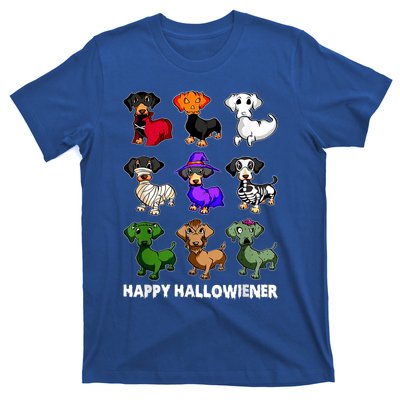 Dachshund Happy Halloweiner Funny Halloween Dogs Lover Gift T-Shirt