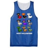 Dachshund Happy Halloweiner Funny Halloween Dogs Lover Gift Mesh Reversible Basketball Jersey Tank