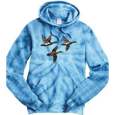 Duck Hunting Hunter Tie Dye Hoodie