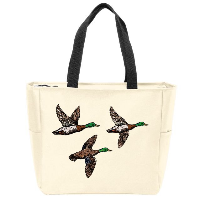 Duck Hunting Hunter Zip Tote Bag