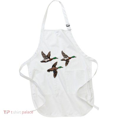Duck Hunting Hunter Full-Length Apron With Pockets