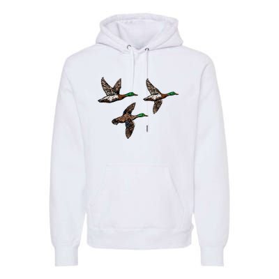 Duck Hunting Hunter Premium Hoodie