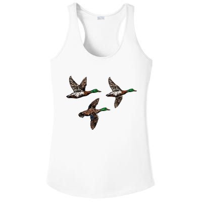 Duck Hunting Hunter Ladies PosiCharge Competitor Racerback Tank