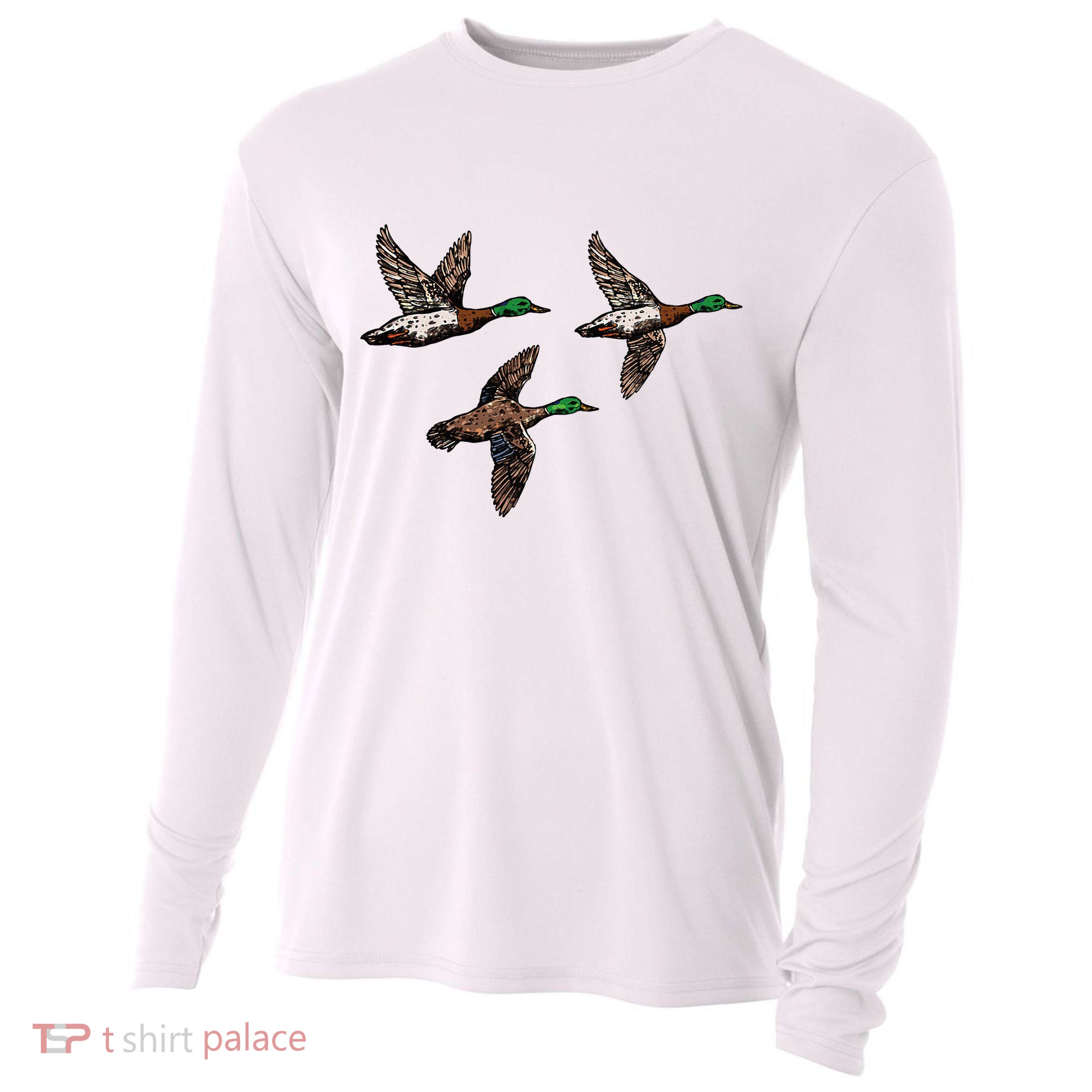 Duck Hunting Hunter Cooling Performance Long Sleeve Crew