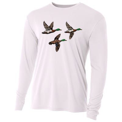 Duck Hunting Hunter Cooling Performance Long Sleeve Crew