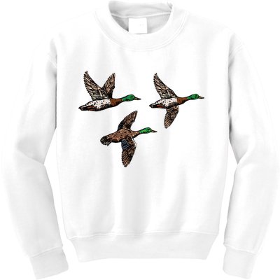 Duck Hunting Hunter Kids Sweatshirt