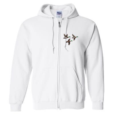 Duck Hunting Hunter Full Zip Hoodie