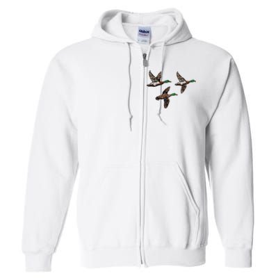 Duck Hunting Hunter Full Zip Hoodie