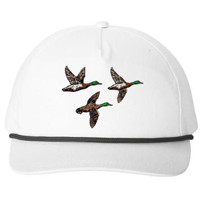 Duck Hunting Hunter Snapback Five-Panel Rope Hat