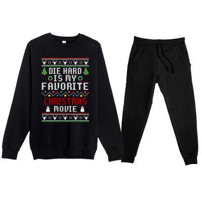 Die Hard Is A Christmas Movie Classic Premium Crewneck Sweatsuit Set