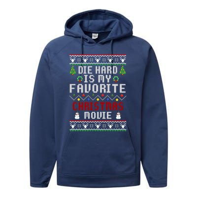 Die Hard Is A Christmas Movie Classic Performance Fleece Hoodie