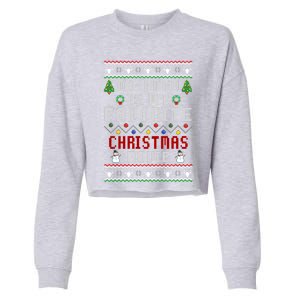 Die Hard Is A Christmas Movie Classic Cropped Pullover Crew