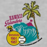 Defunct Hawaii Islanders Baseball Team Ladies PosiCharge Tri-Blend Wicking Tank