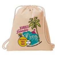 Defunct Hawaii Islanders Baseball Team Drawstring Bag